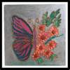 Butterfly Texture Art
