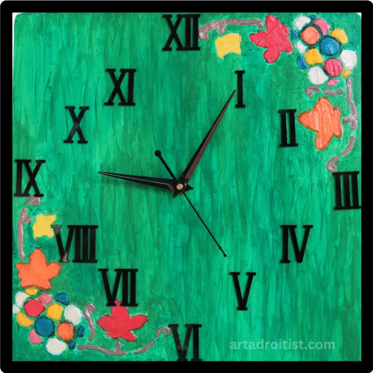 Green Wall Clock