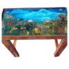 Table resin art